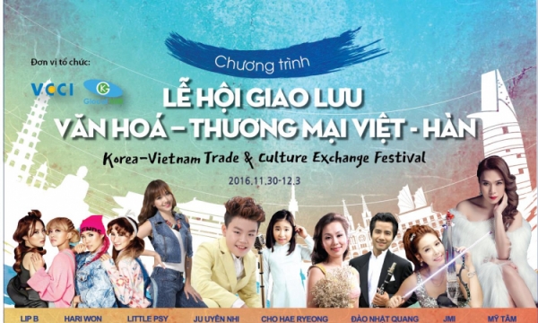 Tưng bừng lễ hội giao lưu văn hóa, thương mại Việt Nam – Hàn Quốc